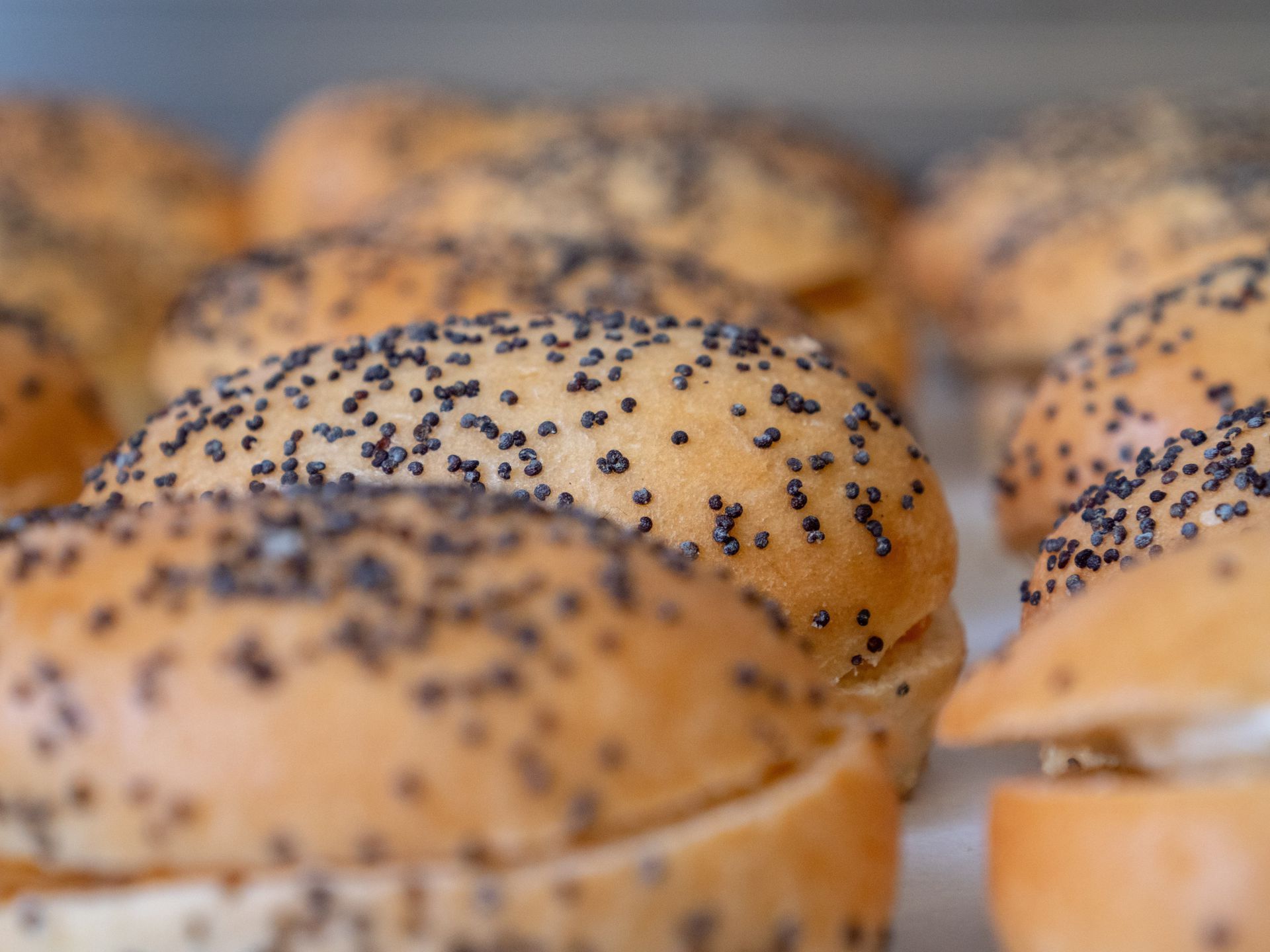 Vue de près de petits pains