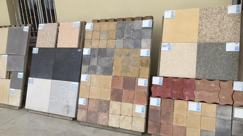 Différentes sortes de pavés