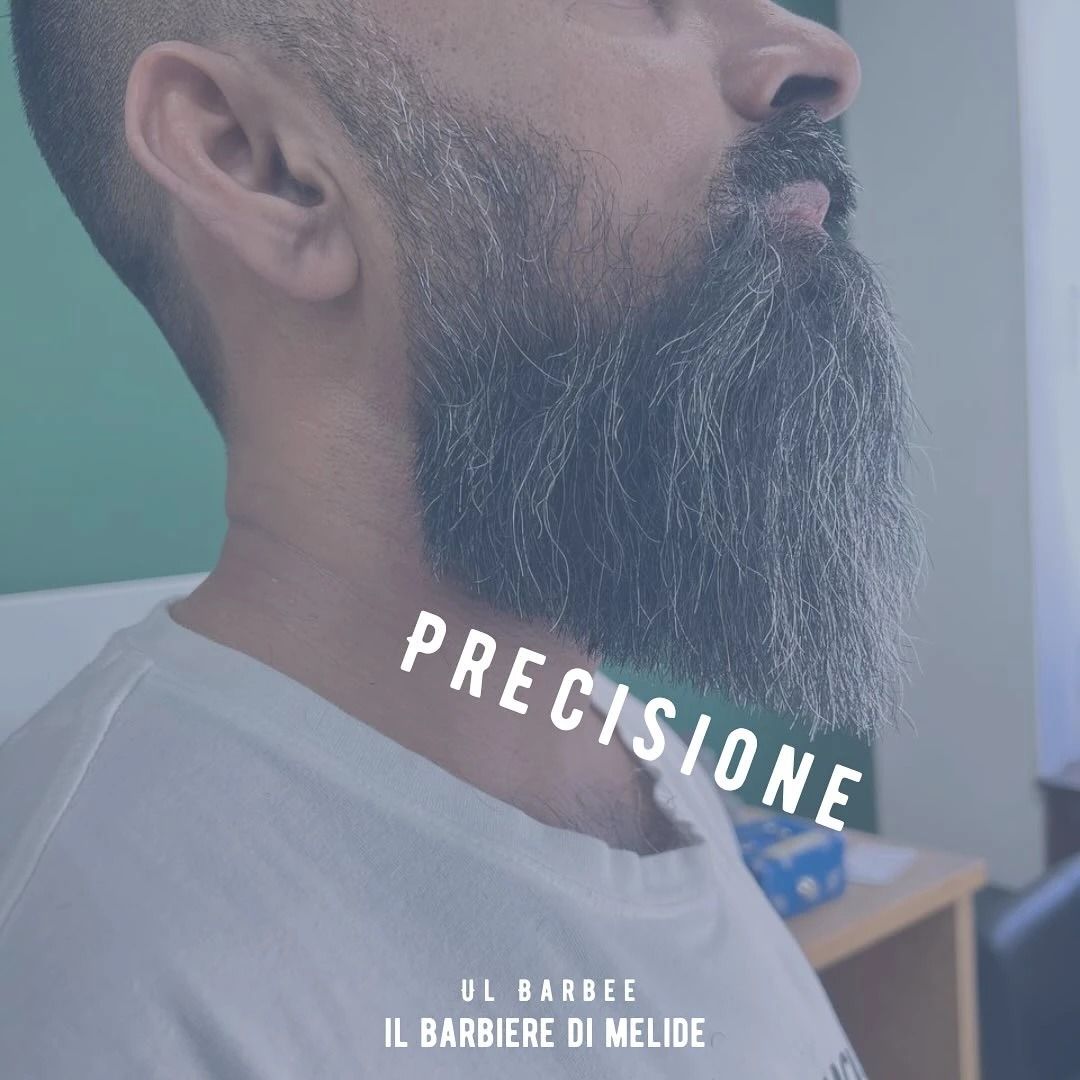 Uomo con barba grigia, testo