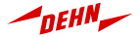 DEHN-Logo in Rot auf weißem Hintergrund