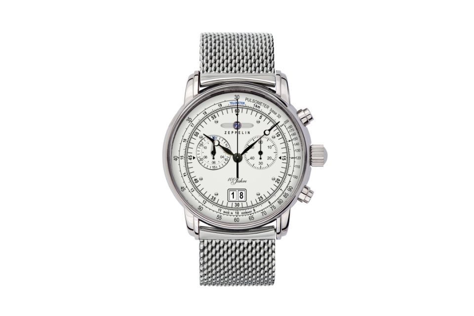 silberne Uhr