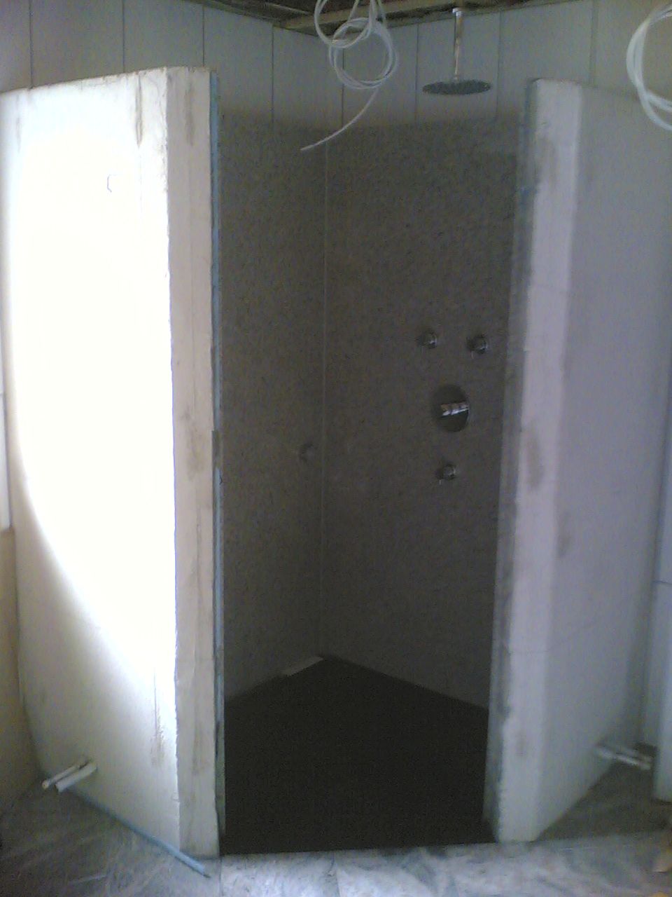Duschkabine vor dem Umbau