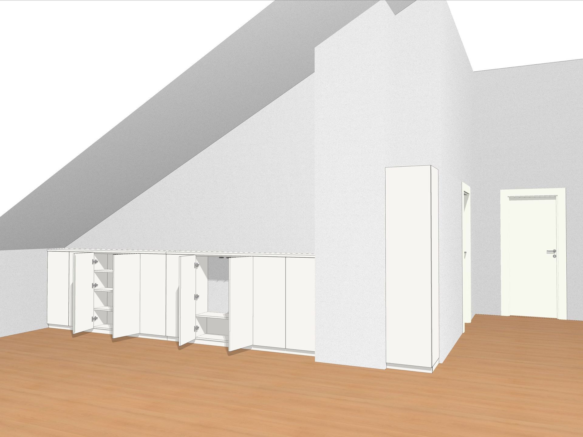 Modell und Planung einer Raumneugestaltung