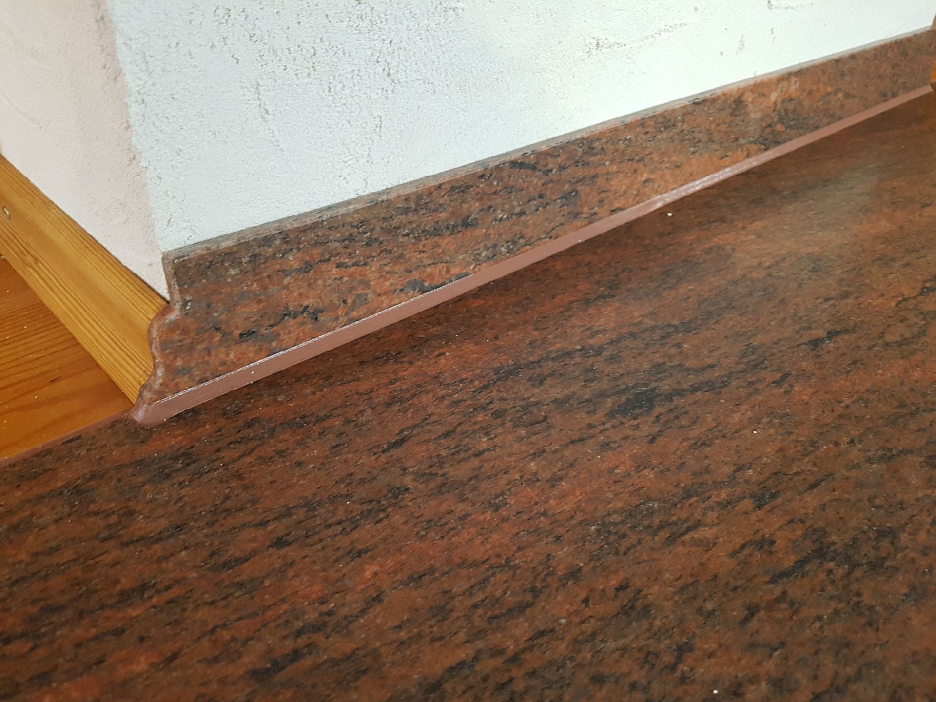 Detailaufnahme Steinplatte