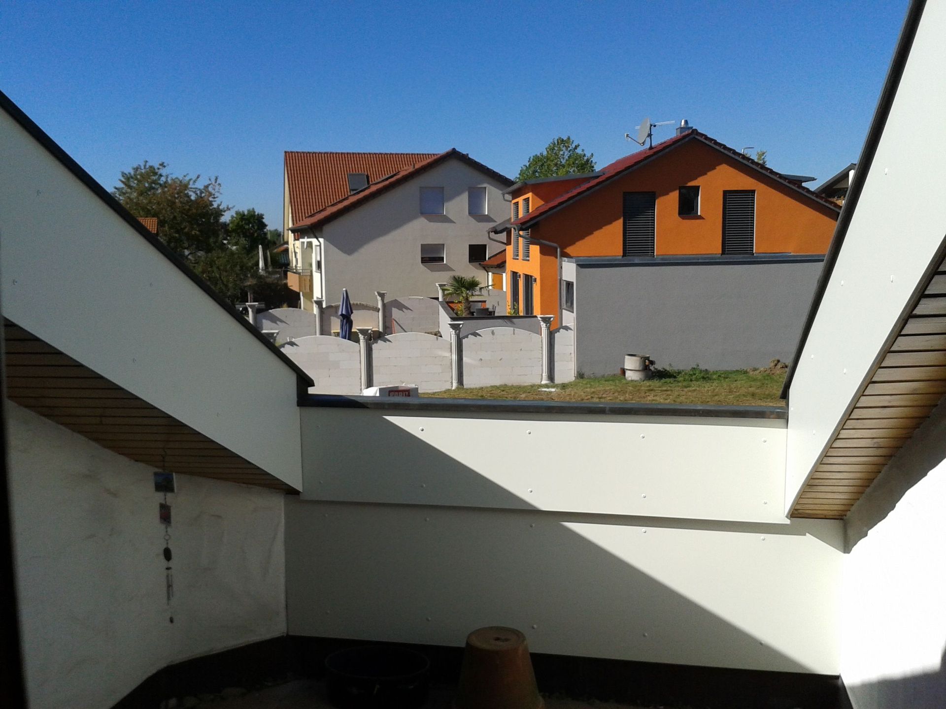 Terrassenabgrenzung Neugestaltung