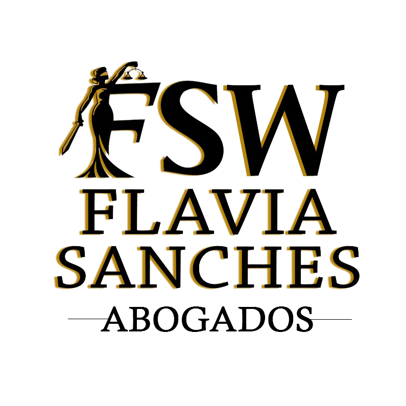 El logotipo de la fsw flavia sanches abogados