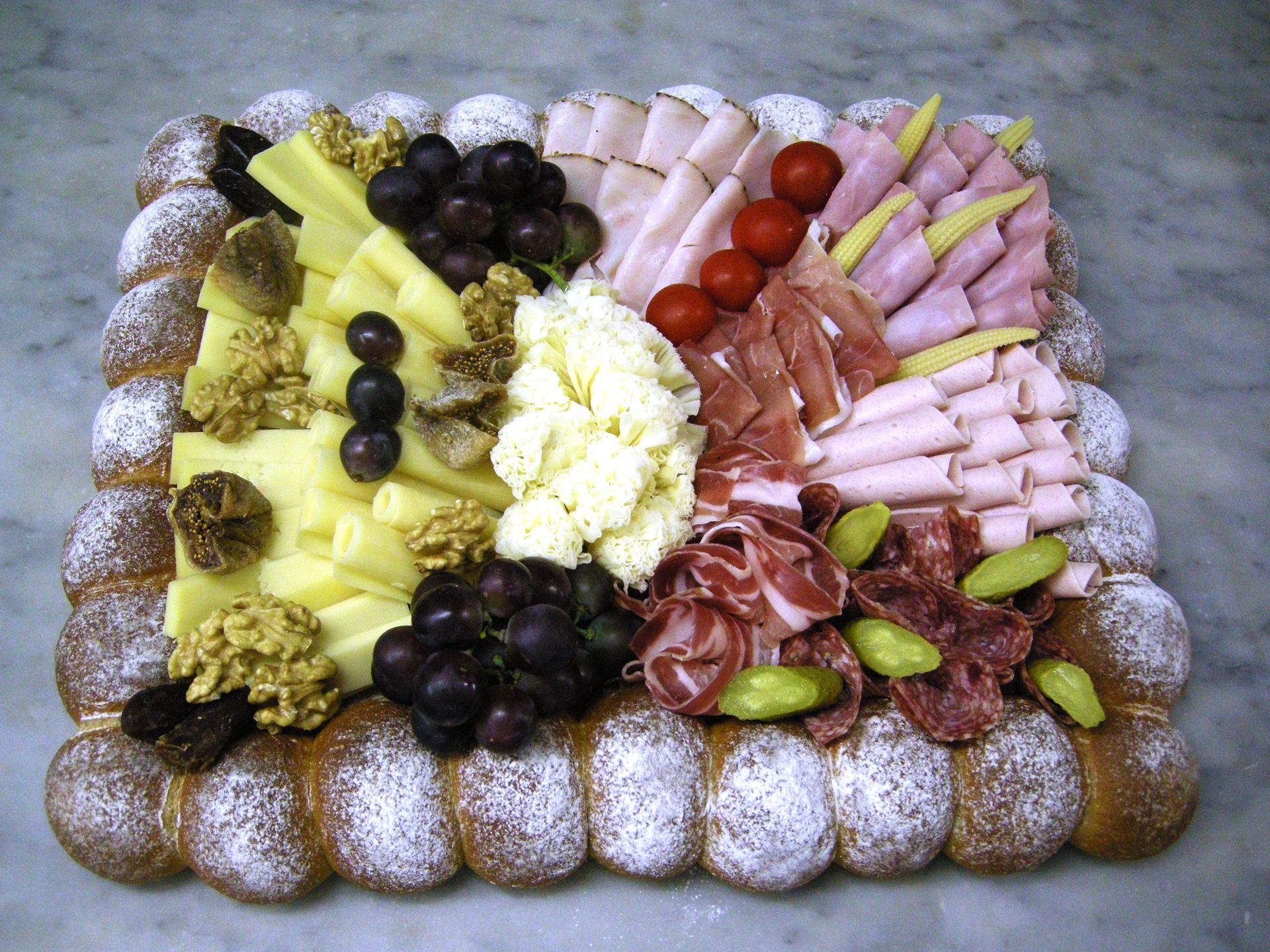 Service traiteur, exemple d'apéritif