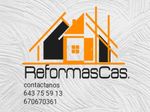 Un logotipo naranja y negro para reformascas
