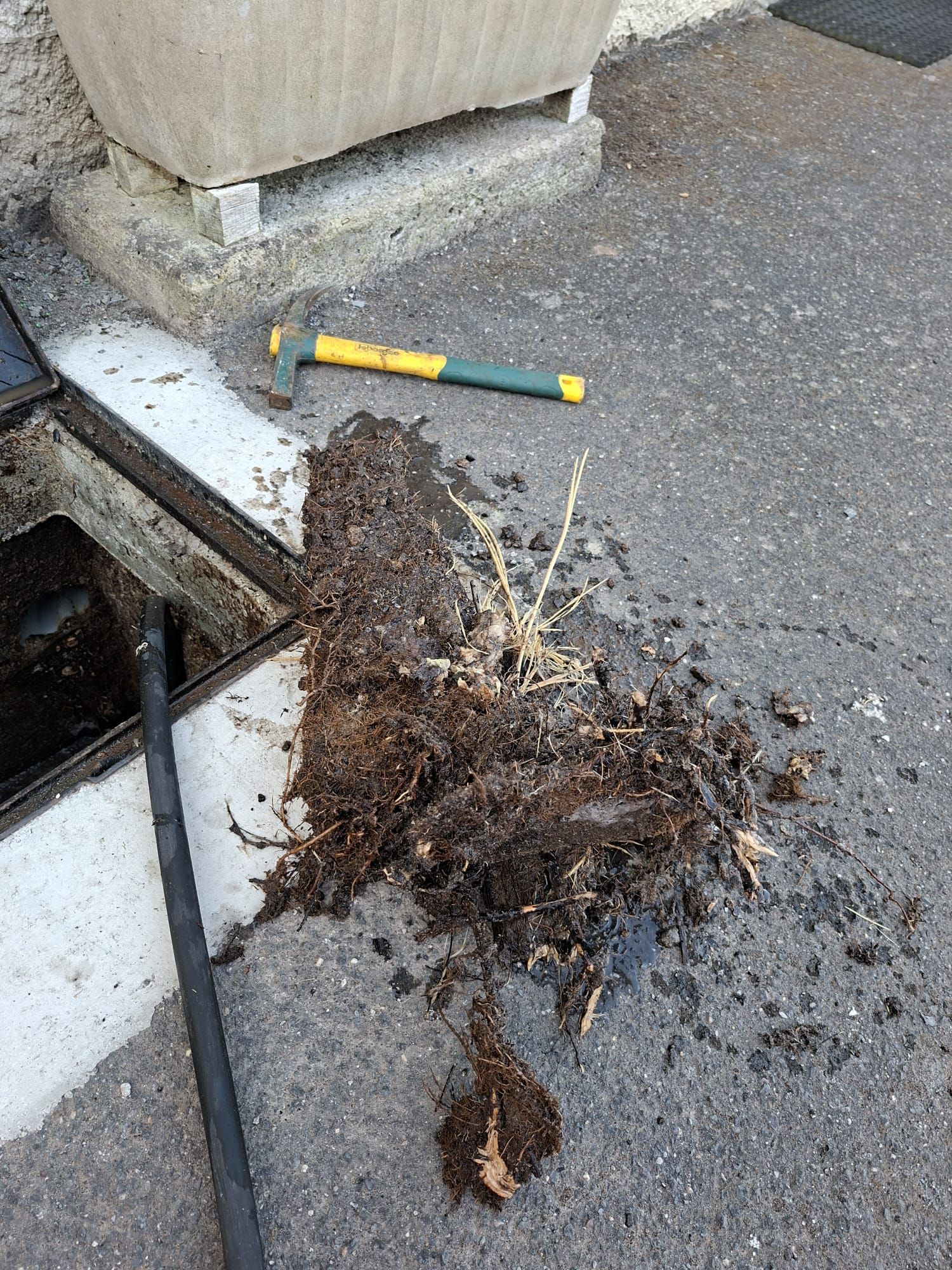 Désengorgement sur système d'assainissement