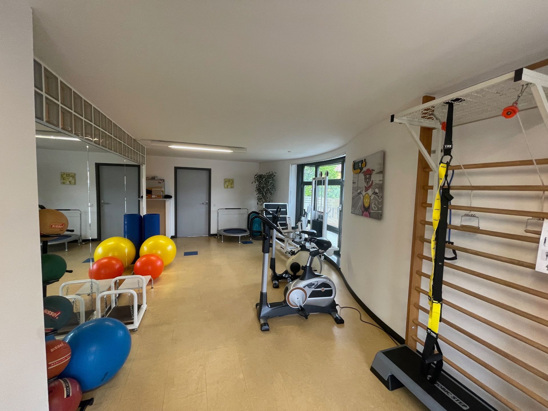 Sala esercizi - Fisioterapia Tesserete di P. Hermans