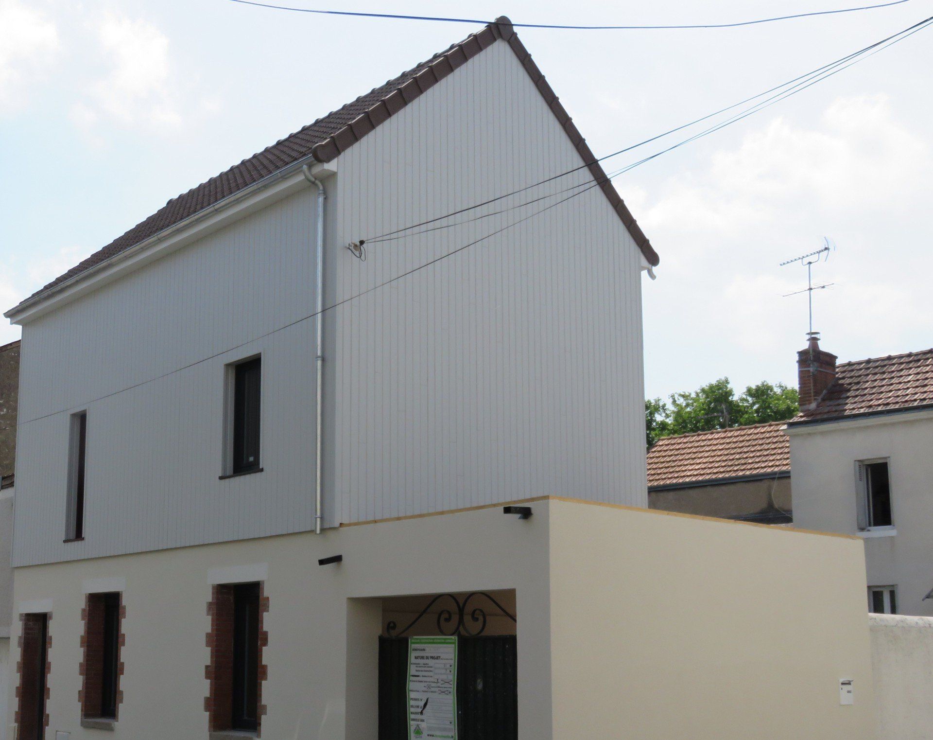 Agrandissement en surélévation