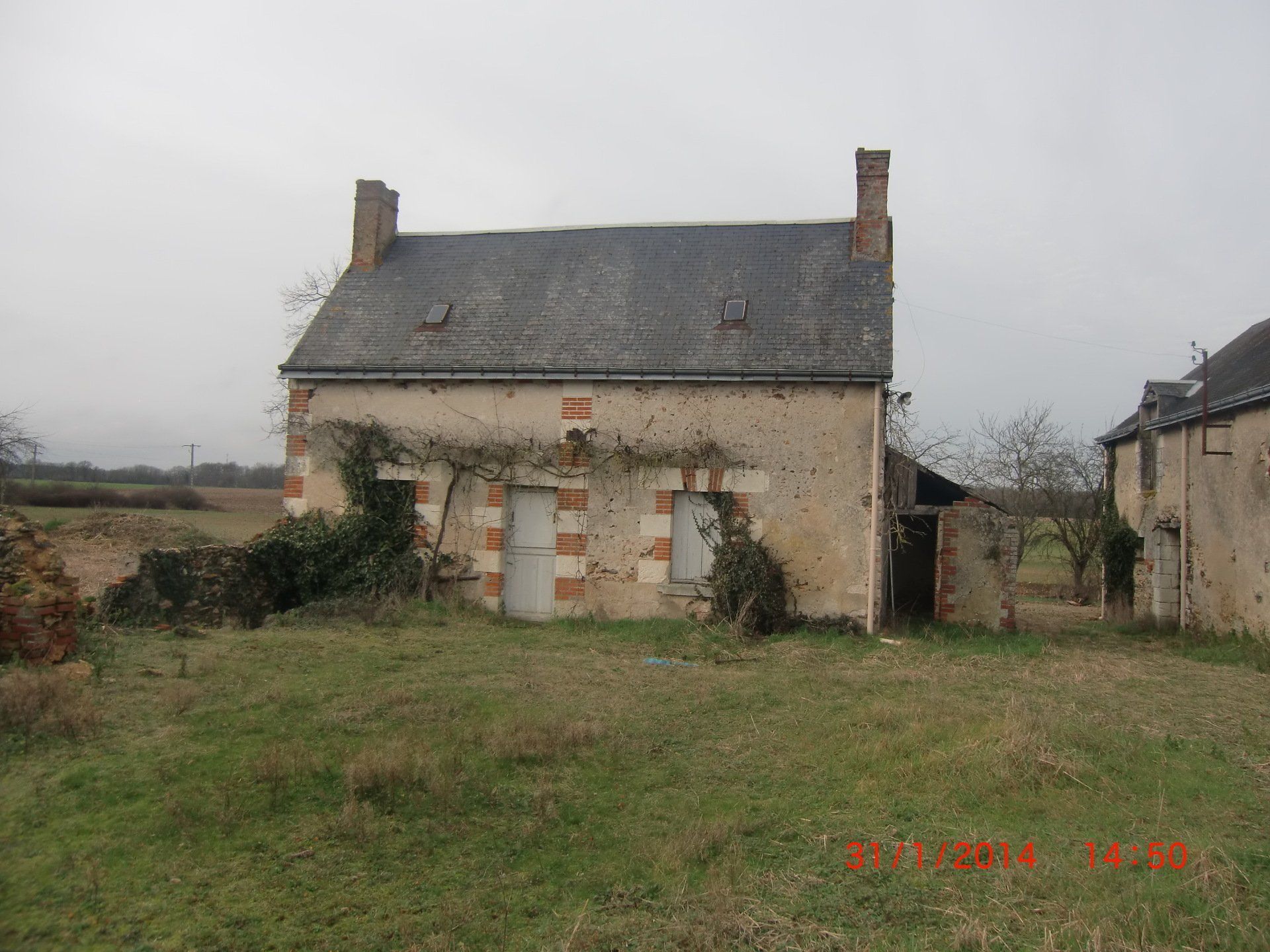 Rénovation d'une maison avec plusieurs cheminées