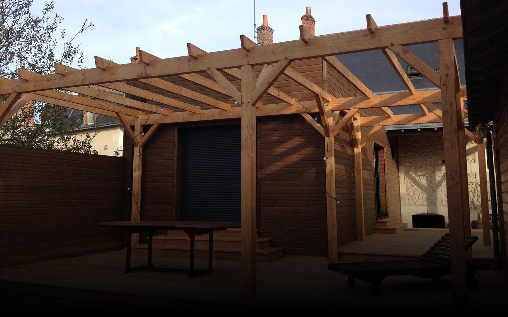 Charpente de pergola