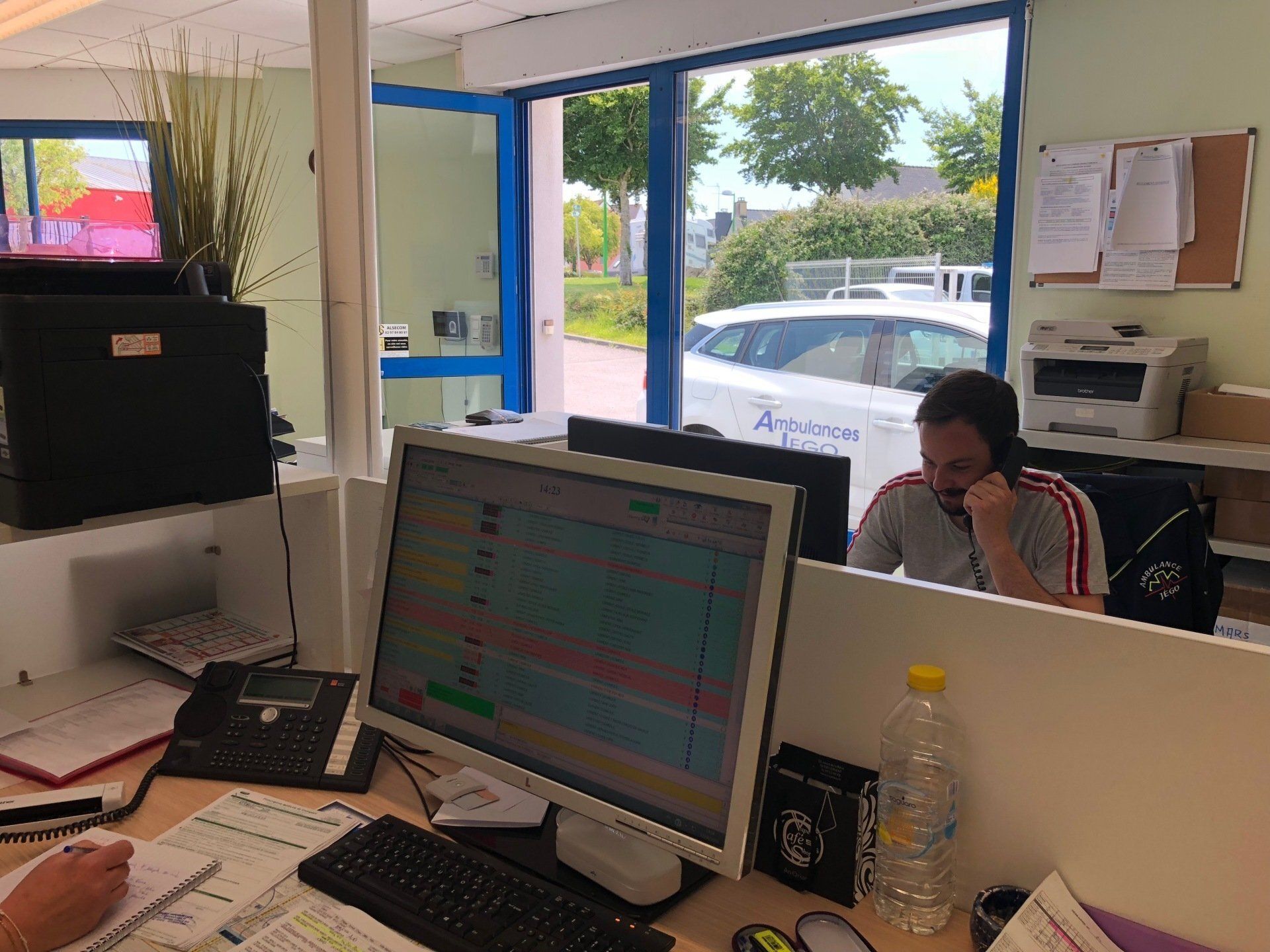 Les bureaux d'Ambulances Daniel Jego.