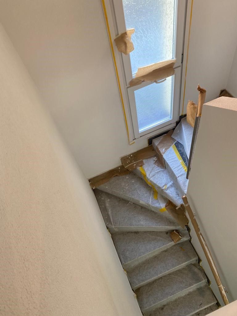 Verniciatura muri corridoio