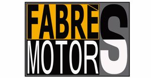 Logotipo de Fabre Motor: texto negro 