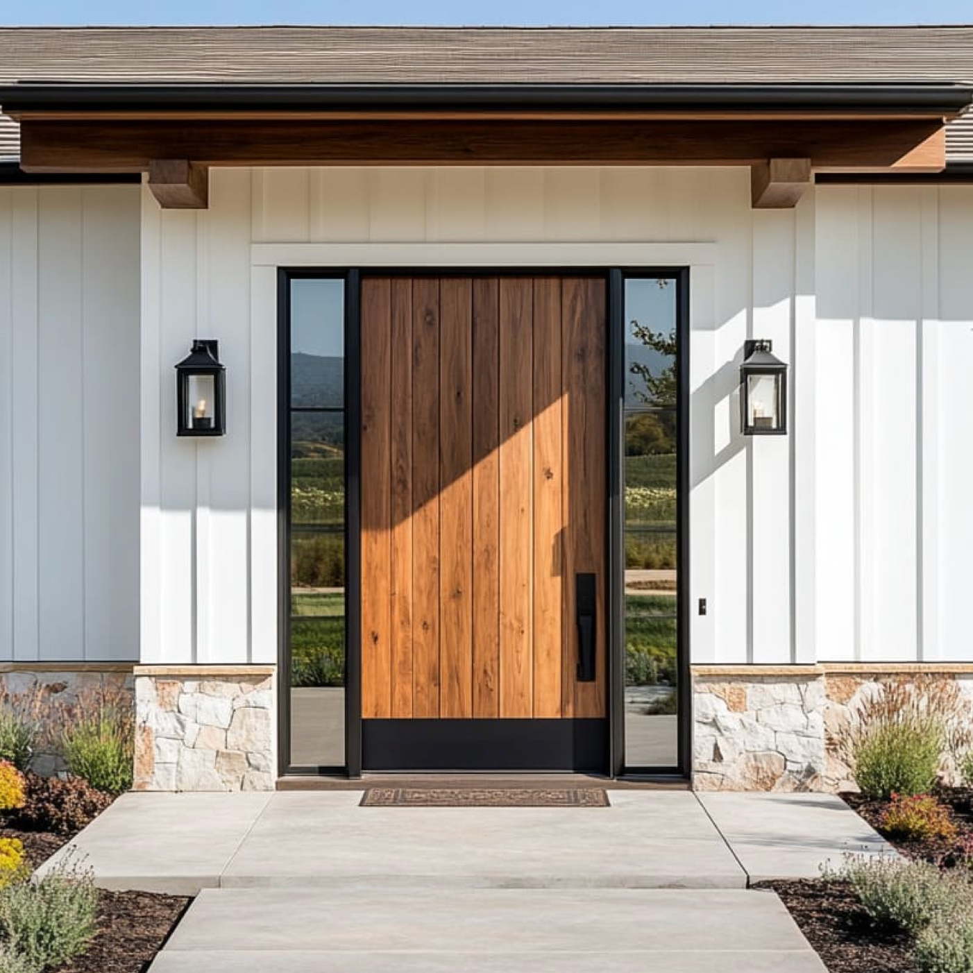 Moderne oder Klassische Haustüren. Holztür Metalltür Kunststofftür Aluminiumtür