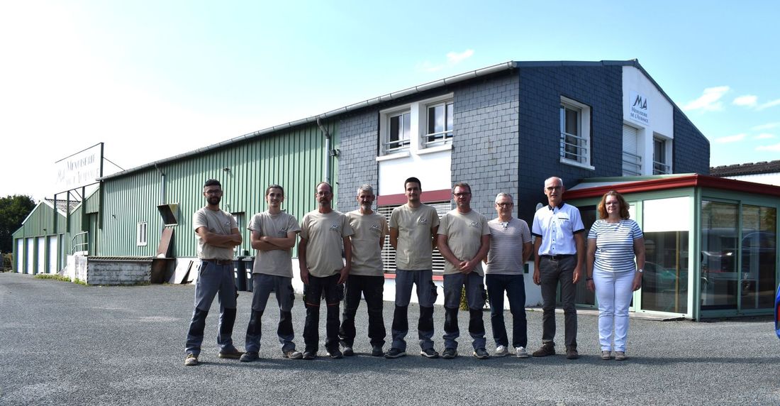 Équipe de l'entreprise Menuiserie de l'Aubance