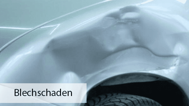 blechschaden-unfallauto-carosserie - Weber AG Carrosserie + Wohnwagen in St. Gallen