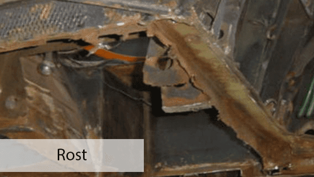 Rost Carosserie Auto - Weber AG Carrosserie + Wohnwagen in St. Gallen