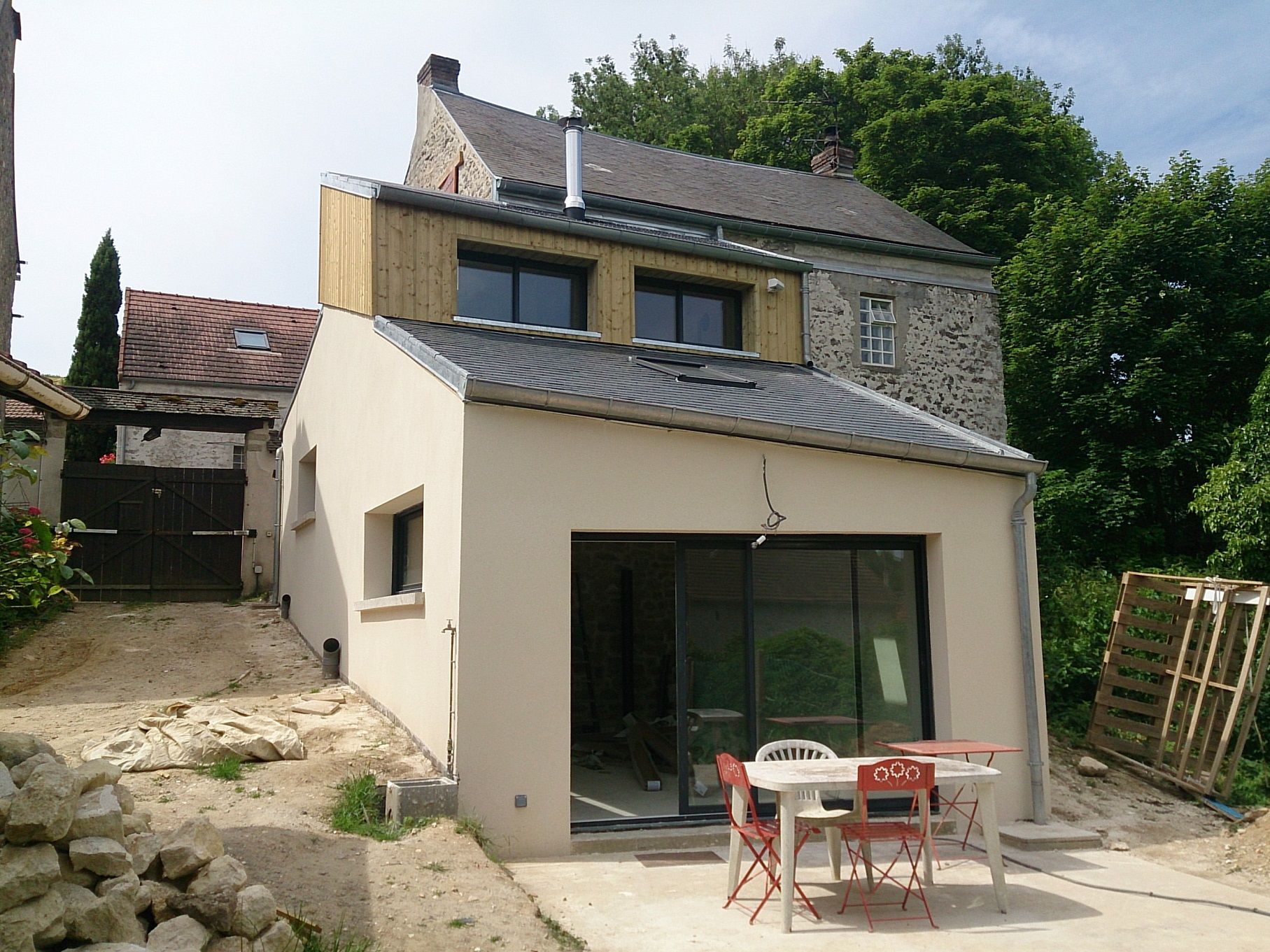Petite extension de maison dans le Vexin 02.