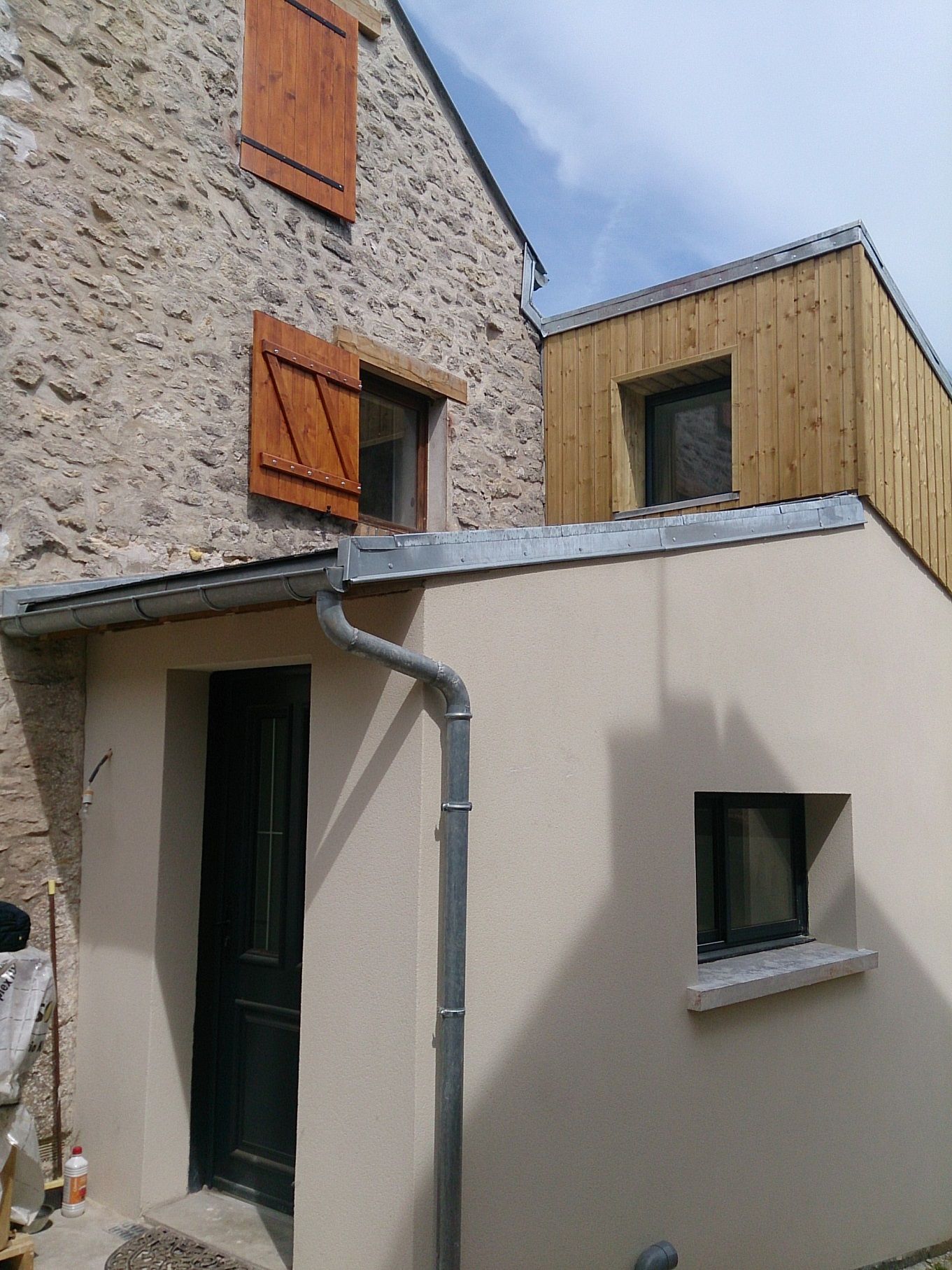 Petite extension de maison dans le Vexin 01.