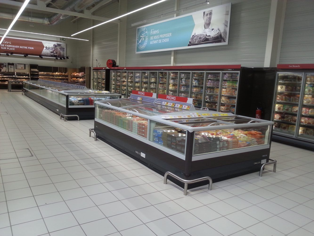 Bacs surgelés avec couvercle