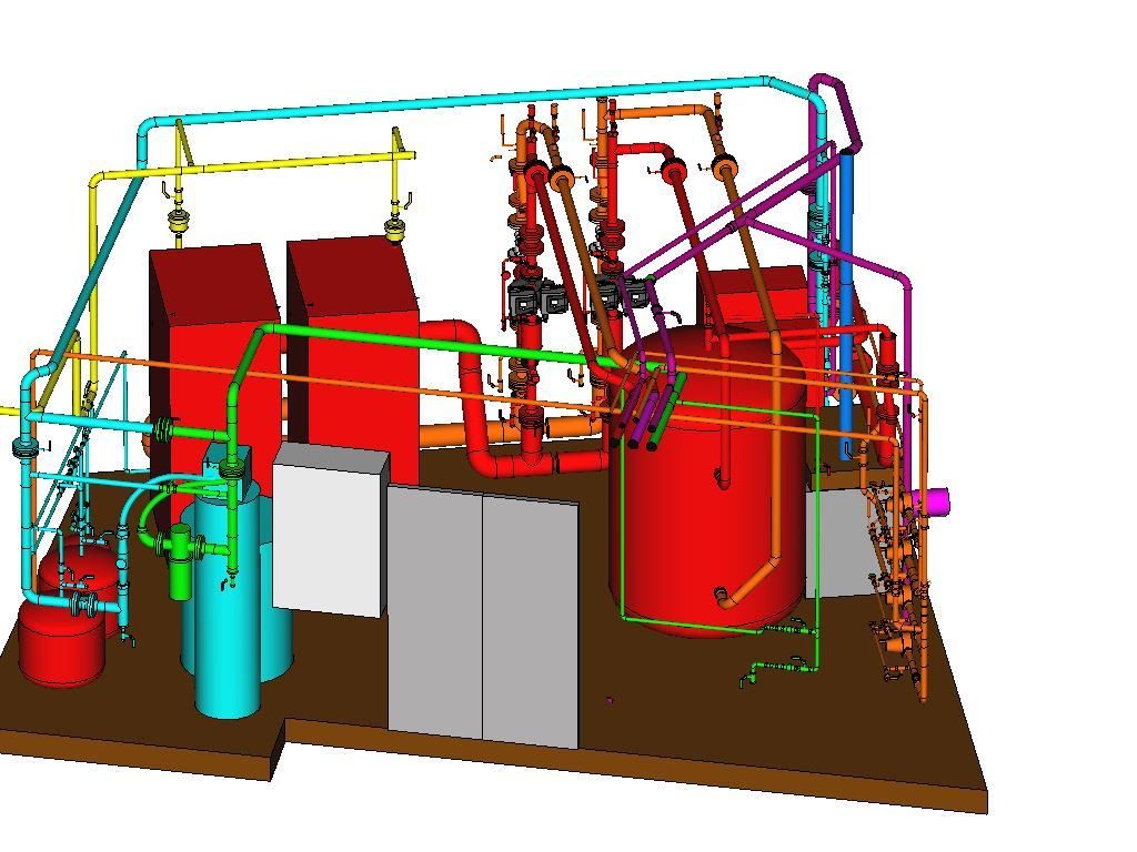 Plan 3D d'un bureau d'études