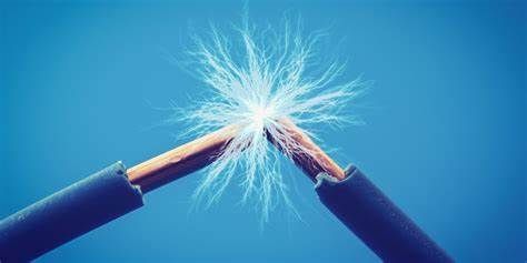 Un tas de fils pendent d'un mur.