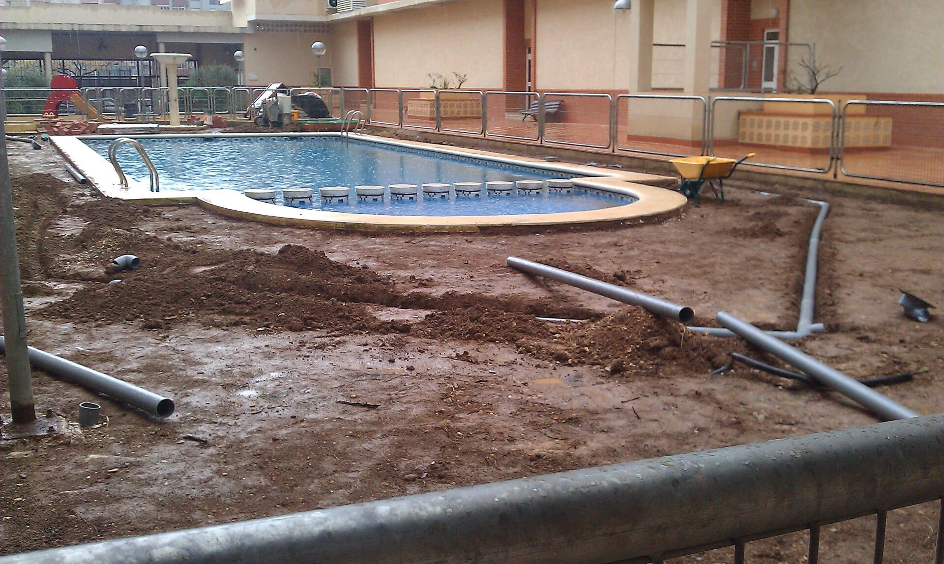 restauracion piscina instalacion de pvc