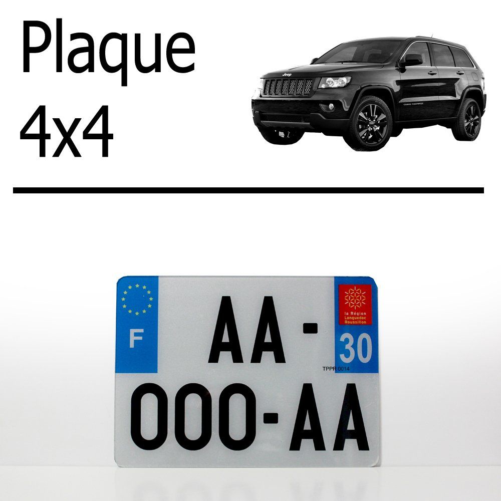 Plaque 4x4