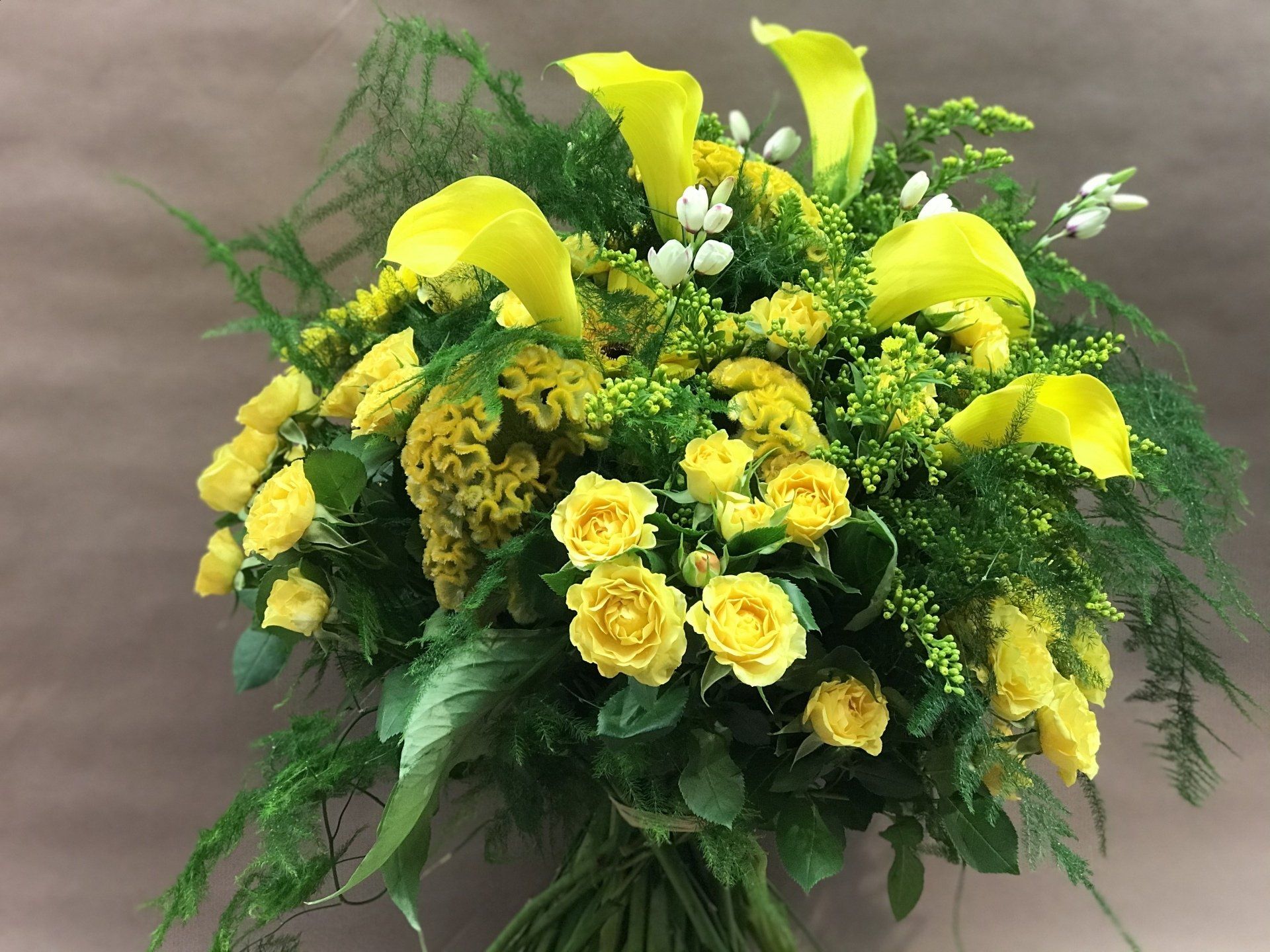 bouquet jaune