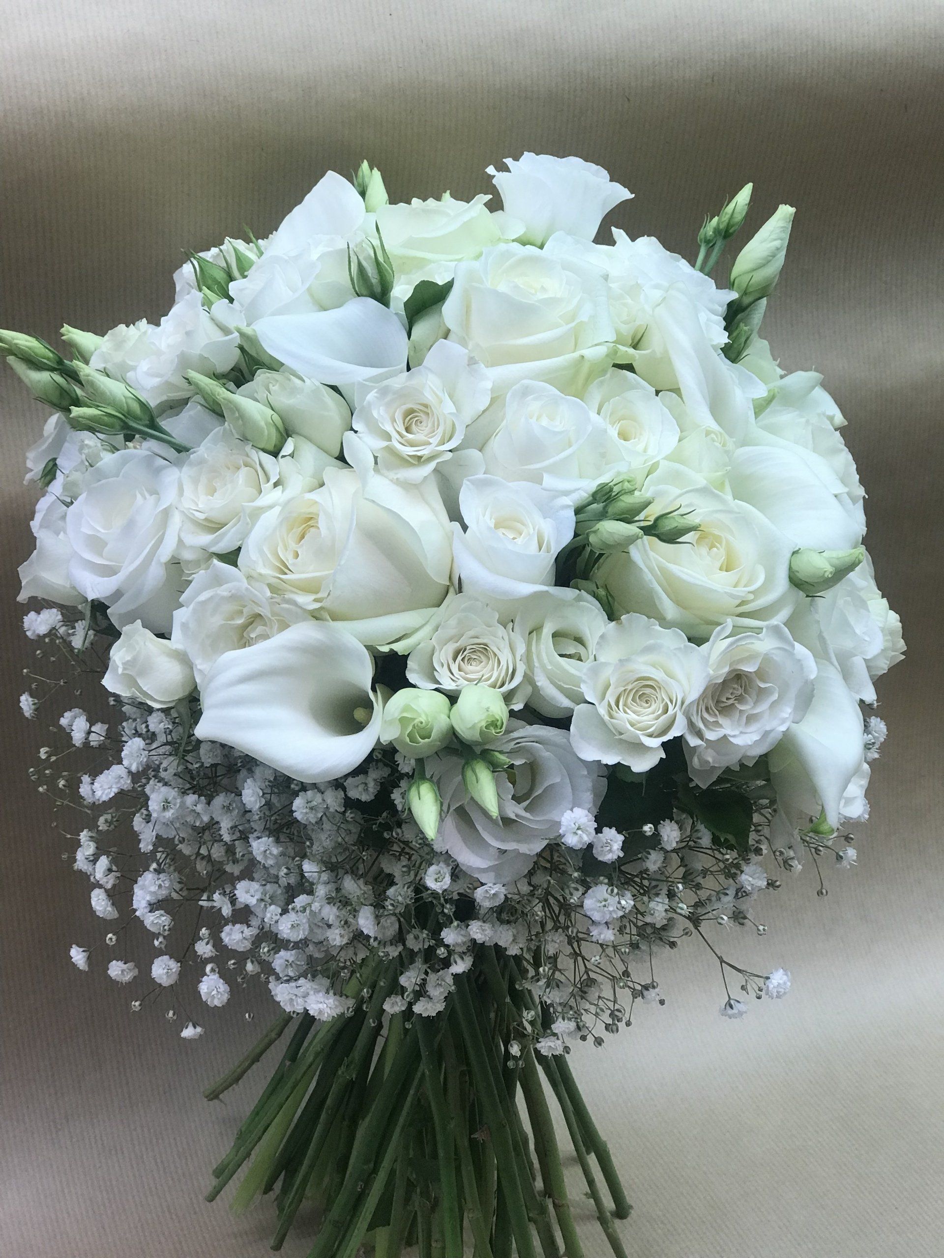 composition fleur blanche