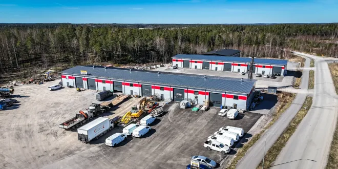 Kiinteistö Riviera Oy:n rakentama hallikokonaisuus Maskussa, Koneurakointi Heinon tilat.