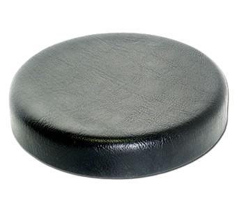 Assise noire pour fauteuil rond