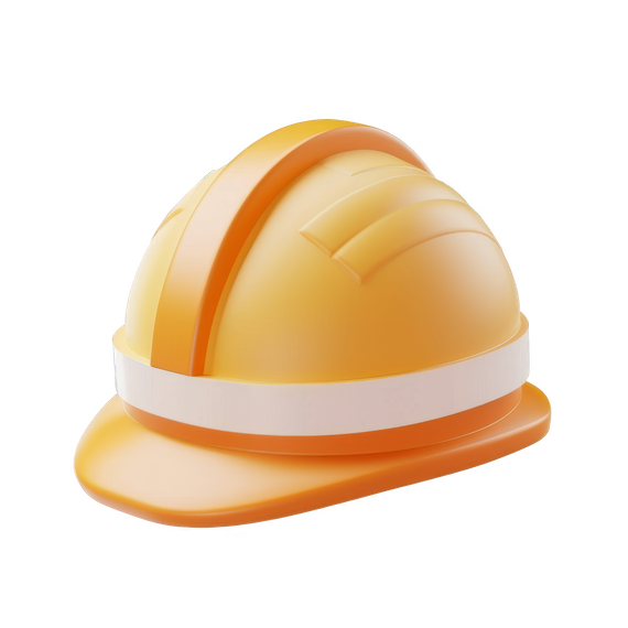 Un casque de chantier