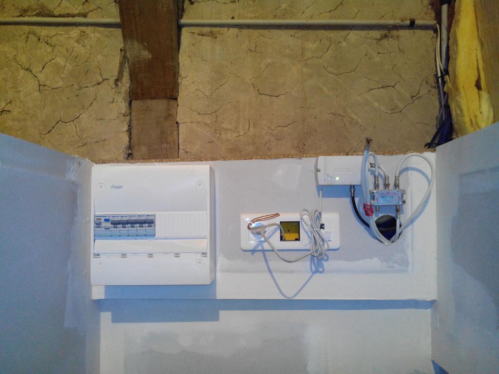 Tableau électrique, fusibles et prises électriques