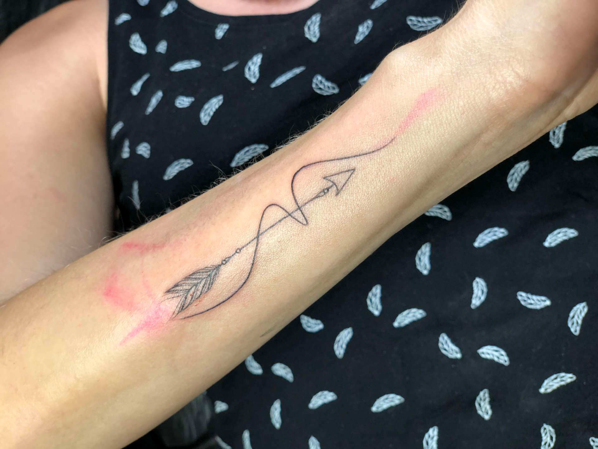 Tattoo Unterarm Pfeil