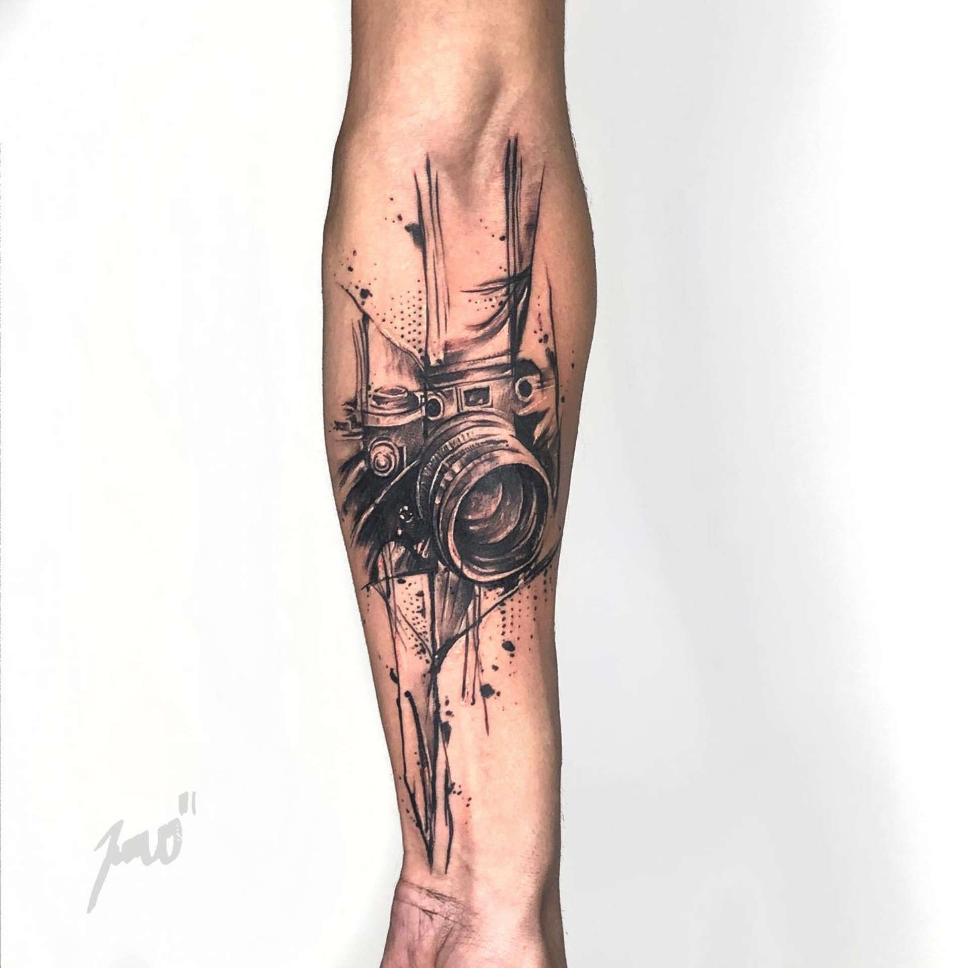 Tattoo Kamera Sketch