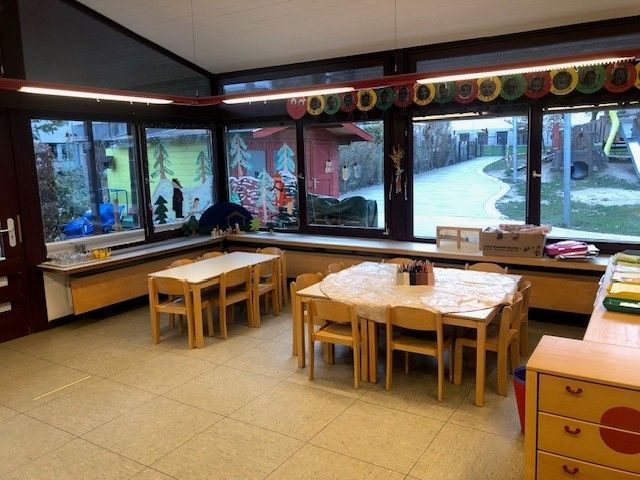 Kinder-Büro und Leseecke der Kita St. Christophorus