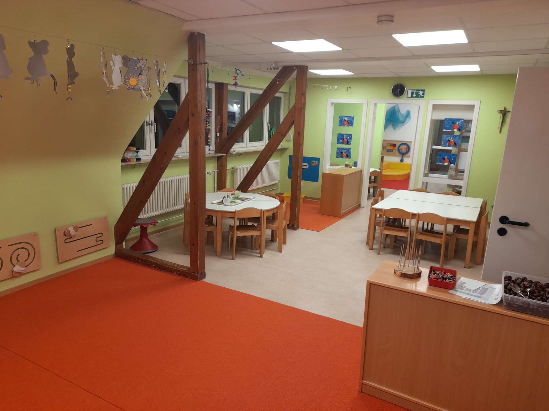 Innenansicht des Spielraumes der Kita St. Elisabeth