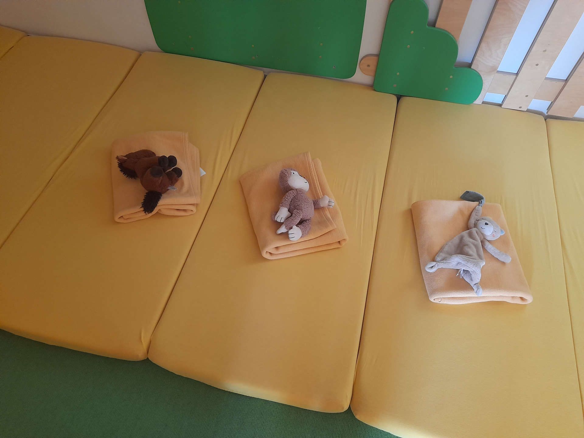 Schlafbereich der Käfergruppe in der Krippe St. Elisabeth