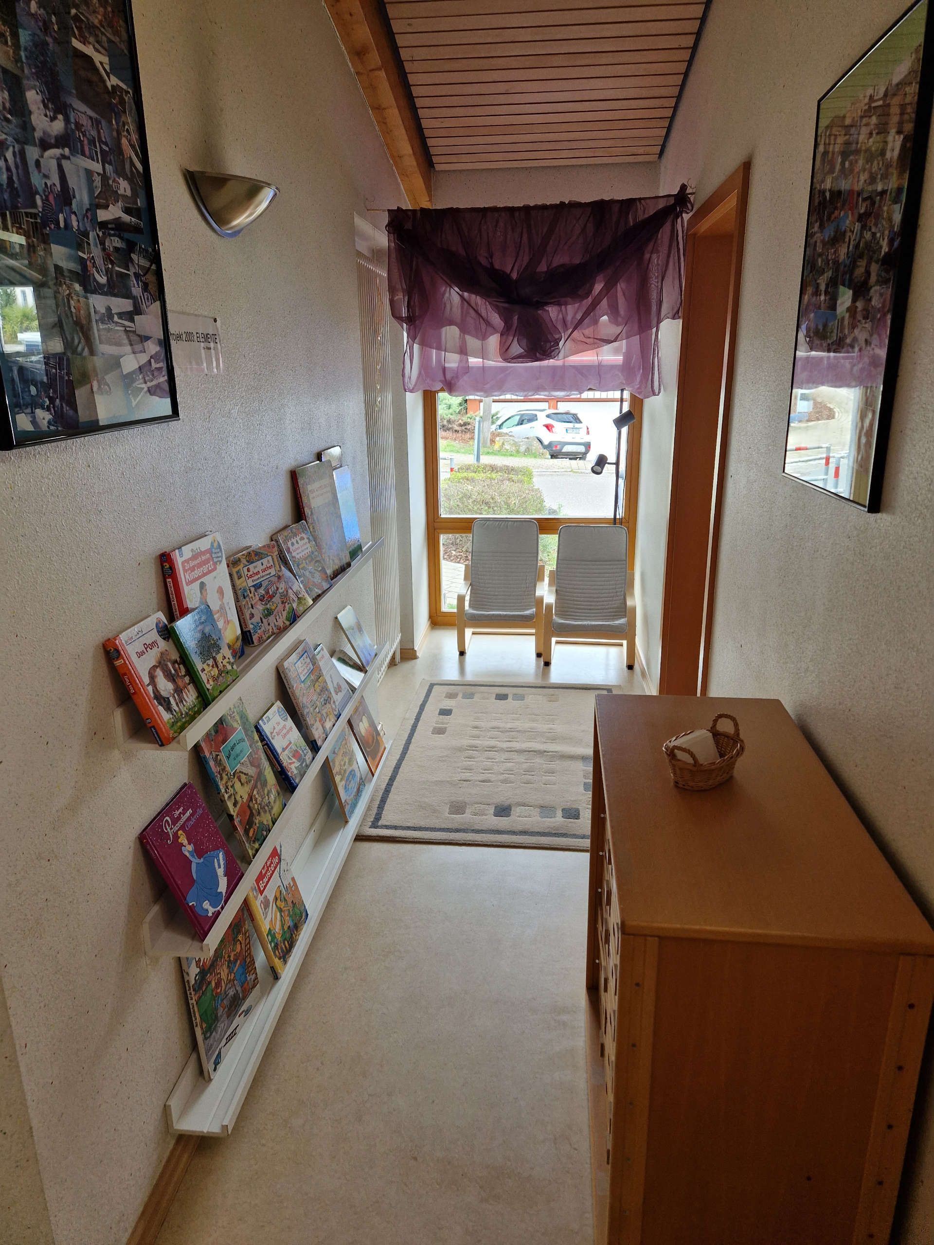 Bücher- und Leseecke der Kita St. Franziskus