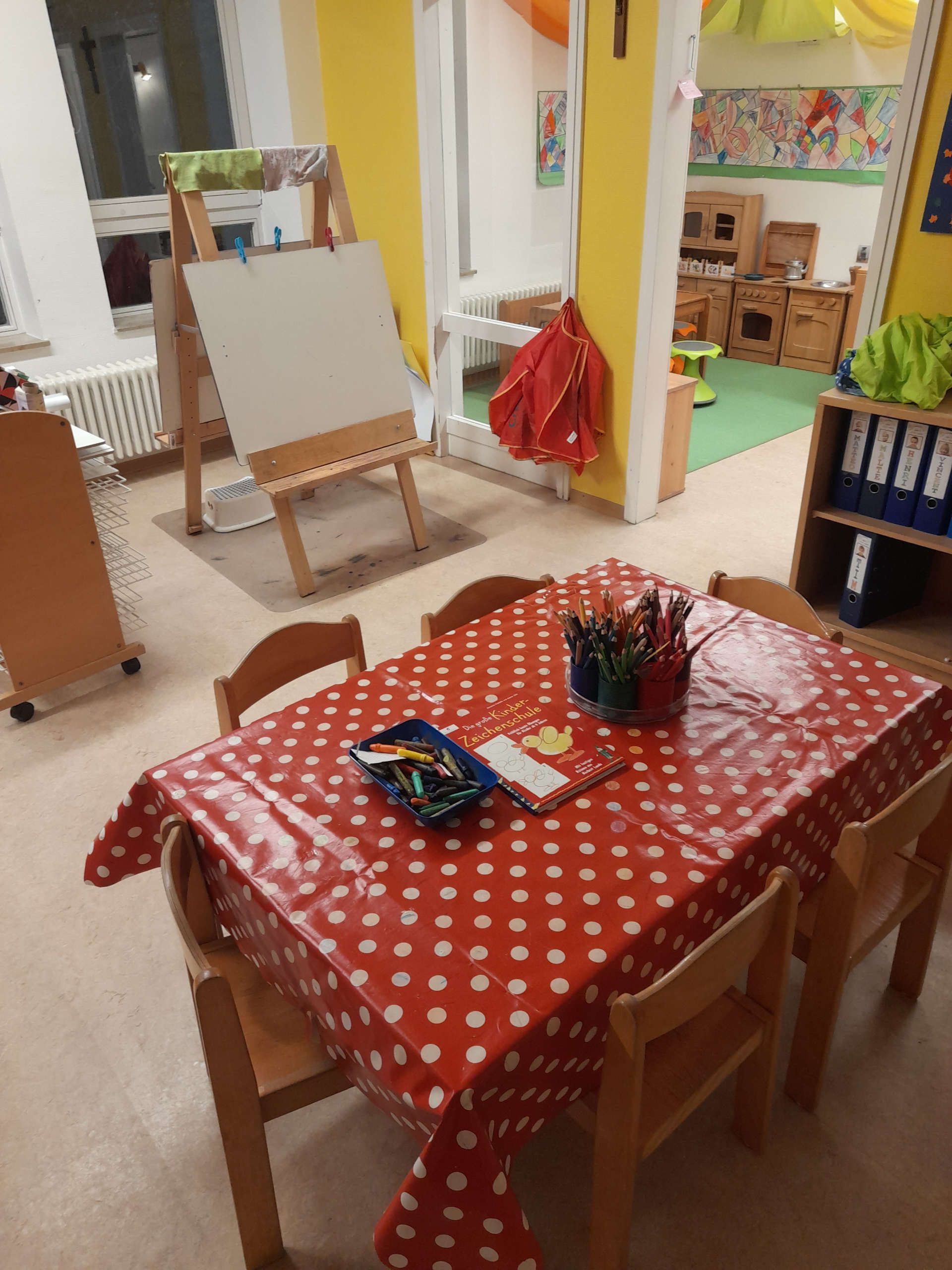 Malzimmer der Igelgruppe in der Kita St. Elisabeth