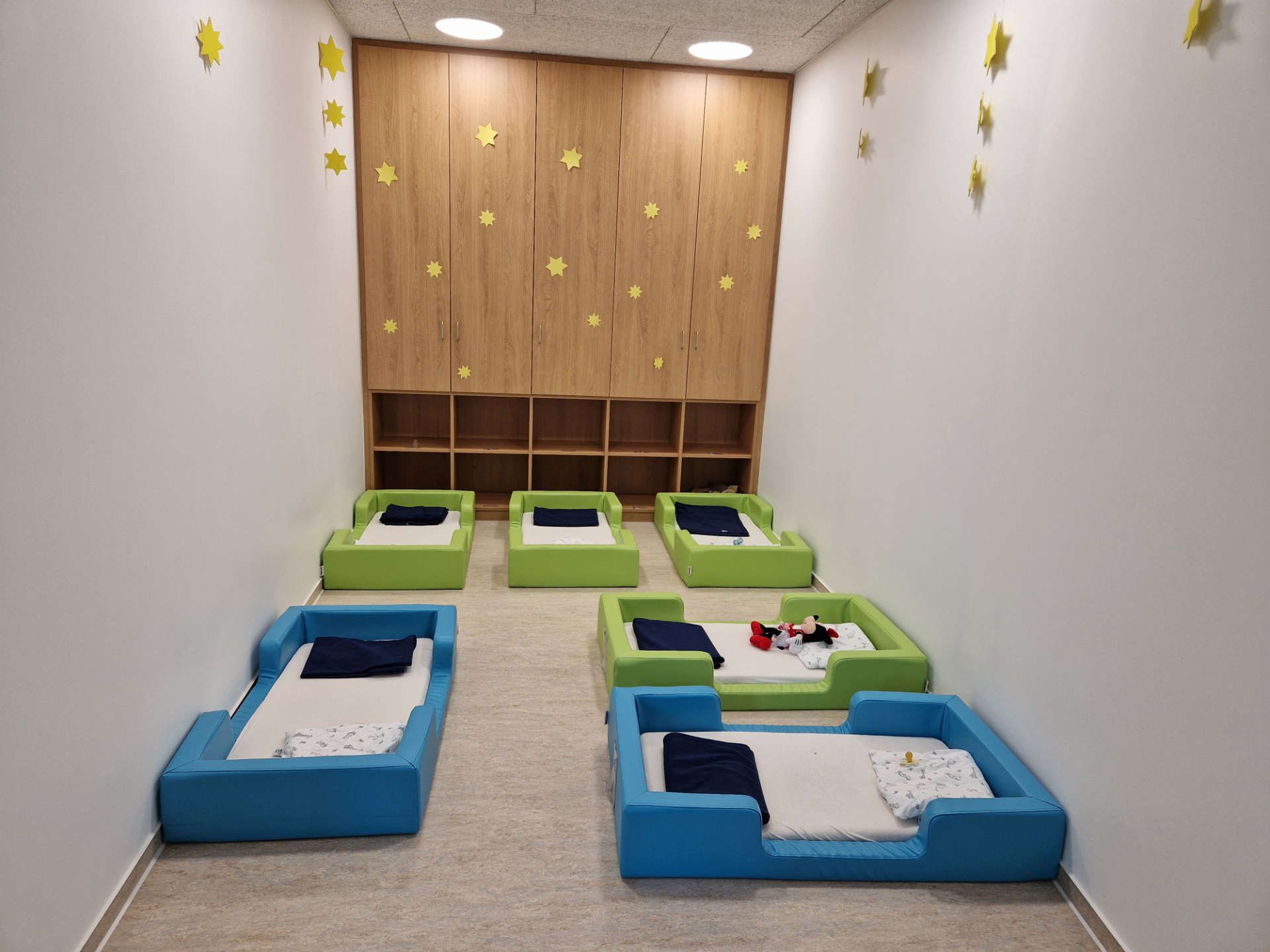 Schlafraum der Krippe St. Franziskus