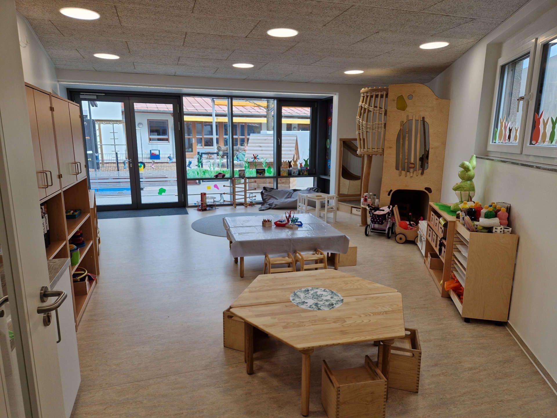 Gruppenraum der gelben Gruppe in der Krippe St. Franziskus