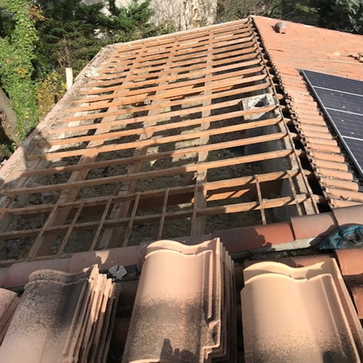 Mise en place du chevron