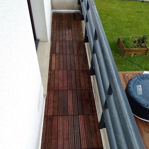 Réalisation d’une étanchéité sous dalle sur plots support béton