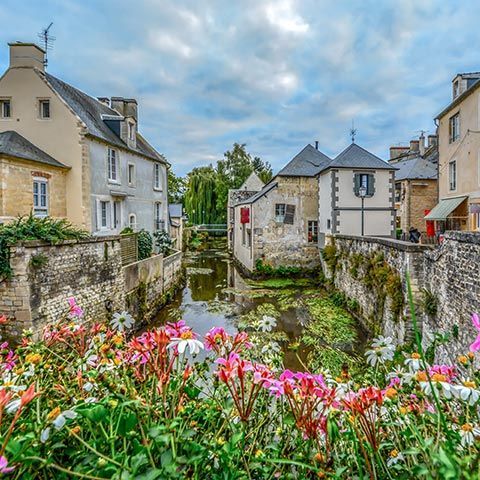 Photo pittoresque de la ville de Bayeux