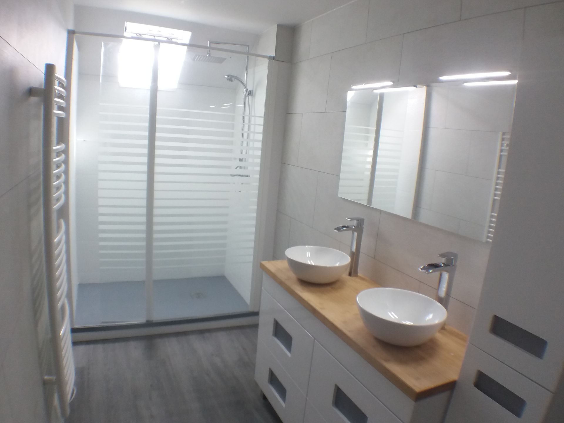 Salle de bains avant après